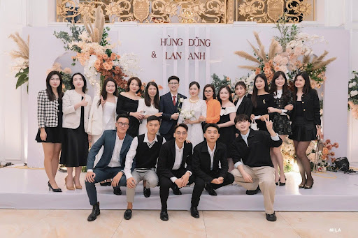 Hội trường rộng cho tiệc cưới đông khách